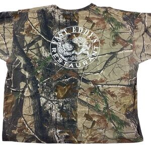 Tok Alaska Fast Eddie’s restaurant camo T-shirt